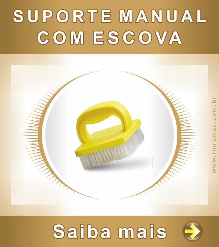 Suporte manual com Escova